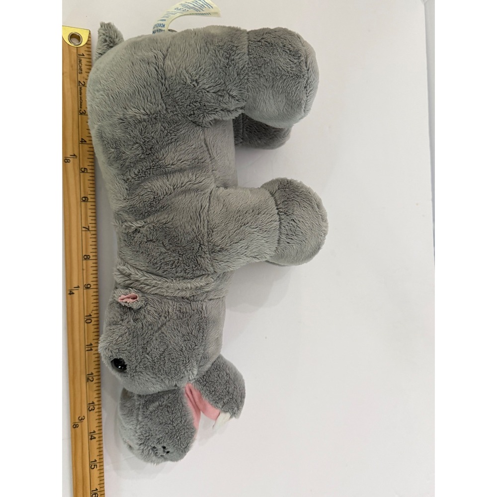 Build-A-Bear Workshop Hippo Grey Plush Stuffed Animal 2021 Edition 026918 14in - Picture 8 of 8